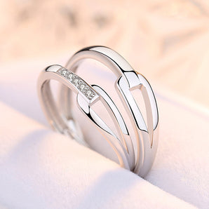 Classic Ring Micro-inlaid Couple Jewelry