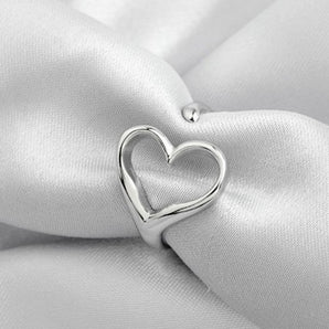 Love Heart Sterling Silver Couple Jewelry